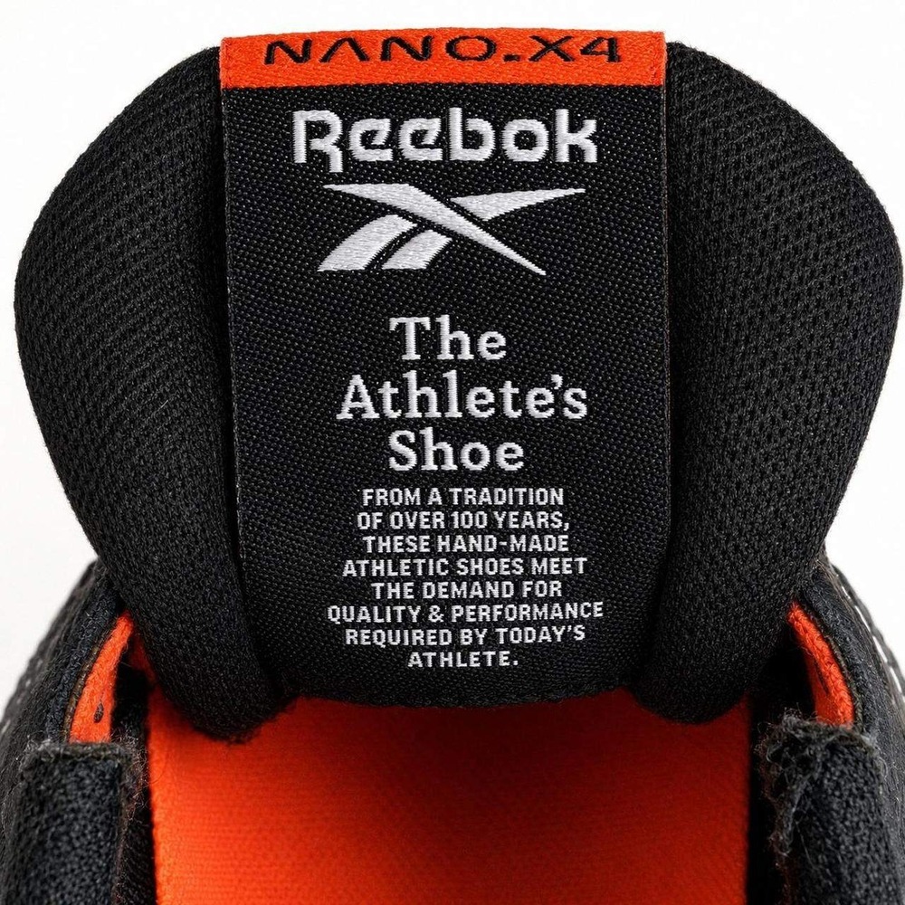 Reebok Nano X4 Training Shoes Mens 8 White Black Orange Good Crossfit Sneakers - Picture 7 of 8
